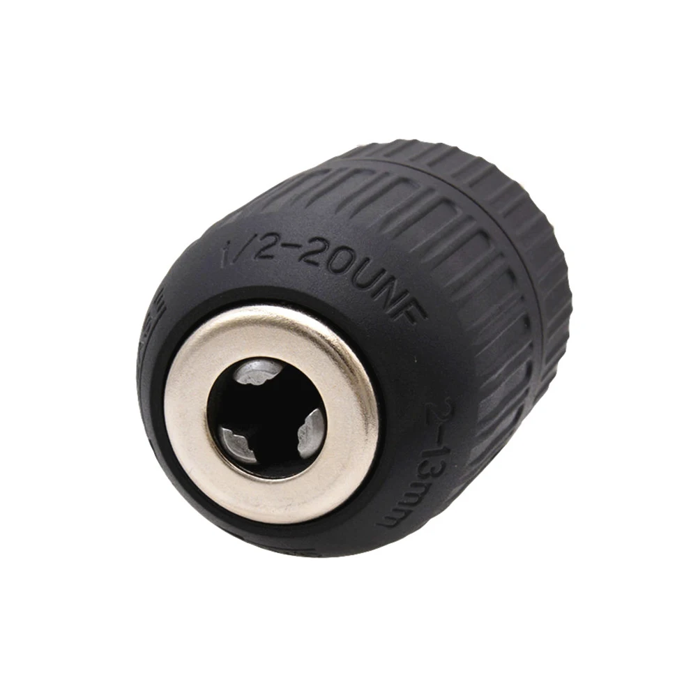 

Hex Shank Quick Change Keyless Bit Drill Chuck Labor Saving With Adapter 1/2 Thread Power Tool Conversion For Impact Wrench