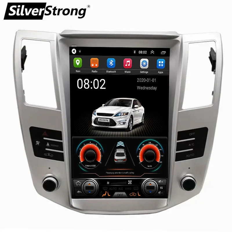 CarPlay магнитофон Tesla Rx Android для LEXUS RX330 RX350 RX300 2004 2007 4 ГБ + 64 авто стерео DSP 8