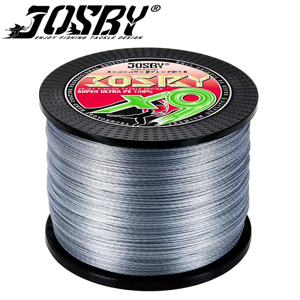 

JOSBY NEW Spot Braid For Fishing Line Japanese Multifilament PE 9 Strands Smooth Durable Sea Bass Super Strong Size:22-100LB