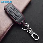 Чехол-накладка для ключей автомобиля, кожаный, для Hyundai Genesis GV80, G80, 2020, 2021, GV70, 4, 6, 8 кнопок