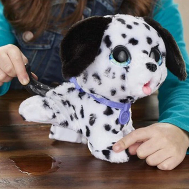 

Pet Friends Cute Animal Dog Pups Push Pretend Play Toys Walking Feeding Dolls Kids Gifts