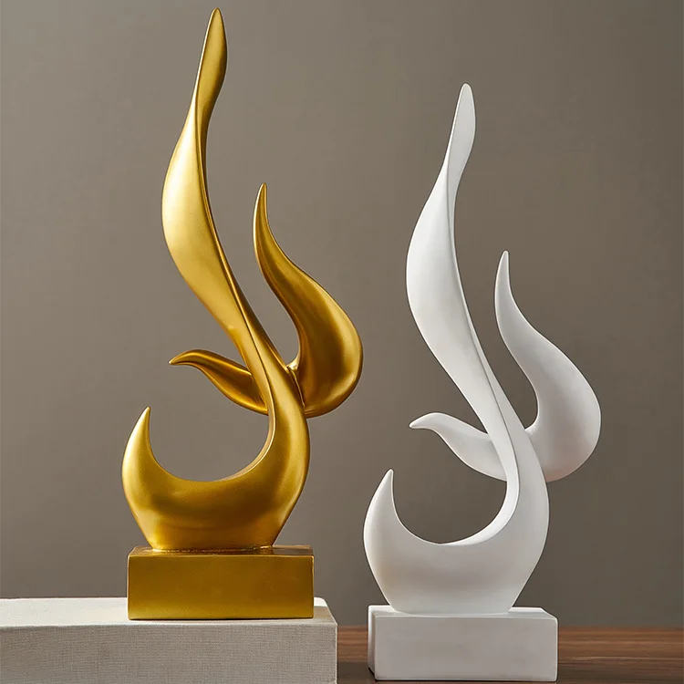 

Home Garden Decoration Hot Accessories For Living Room Modern Abstract Sculpture Office Decoration Statues Souvenirs Home Sale