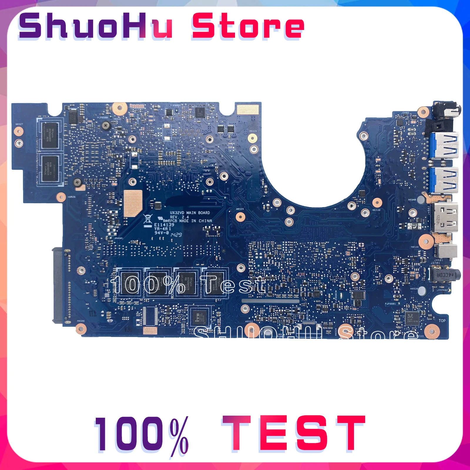 KEFU UX32VD для ASUS UX32V UX32A CPU I7-3517U 2G память ZenBook материнская плата ноутбука