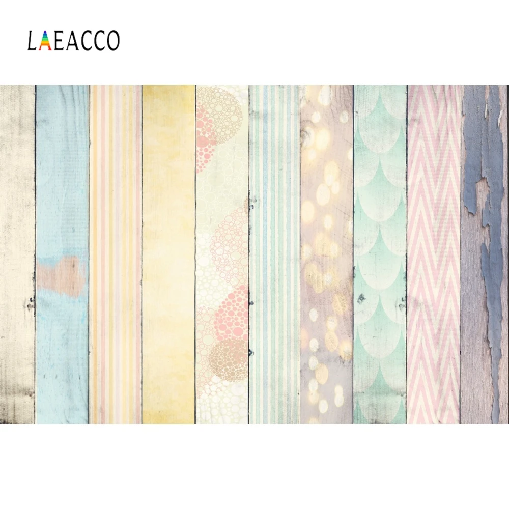 

Laeacco Wooden Board Photophone Planks Texture Grunge Vintage Portrait Photography Backdrops Photo Backgrounds for Baby Doll Pet