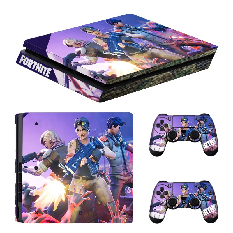 Fortnites PS4 Pro кожи Стикеры крепость ночь Sony Playstation 4 консоль 2 контроллеры