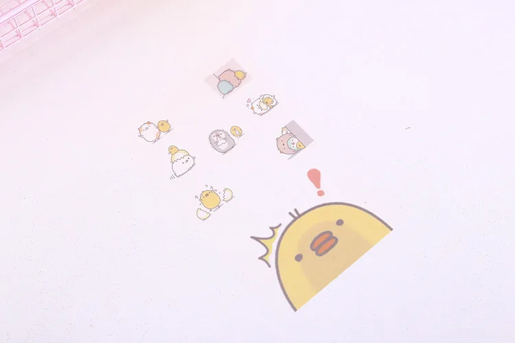 

6pcs Cute bear paper sticker Organizer Calendar Diary Book Planner Sticker Scrapbook Decoration Diary Sticker papeleria