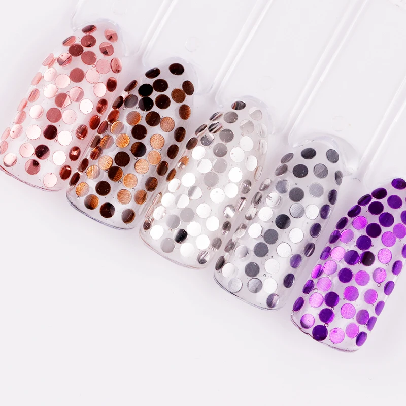 3D цветной порошок для ногтей Блестки блестки Красный Синий Серебряный