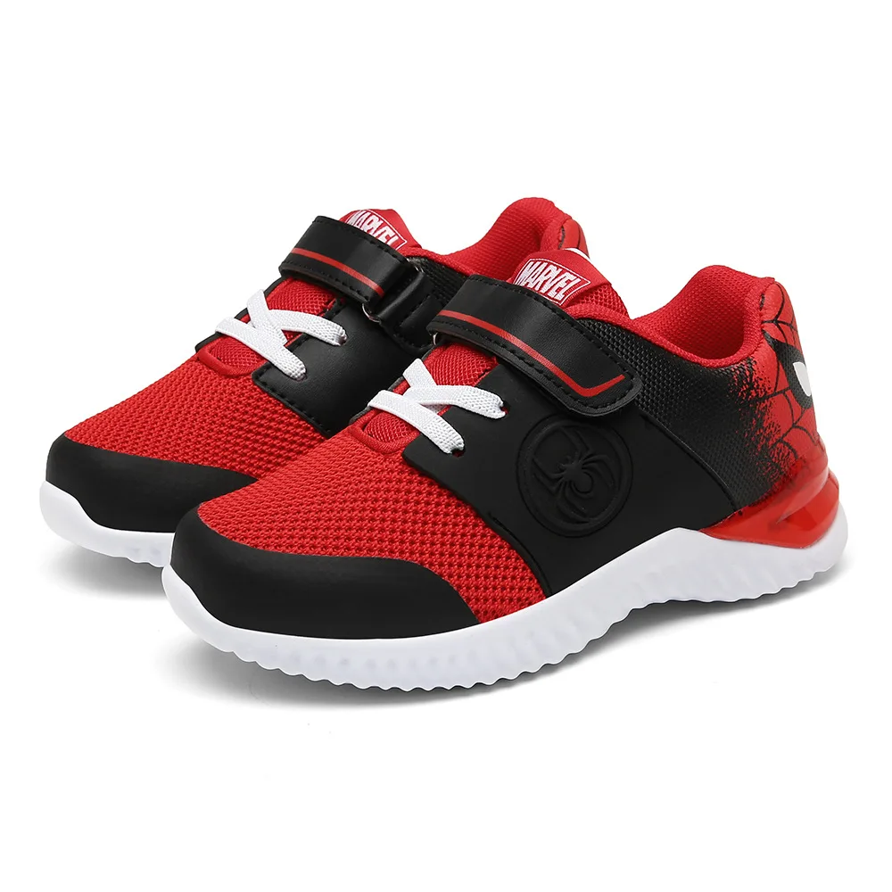 Туфли детские с мультяшным принтом Человек-паук Нескользящие дышащие | Мать и