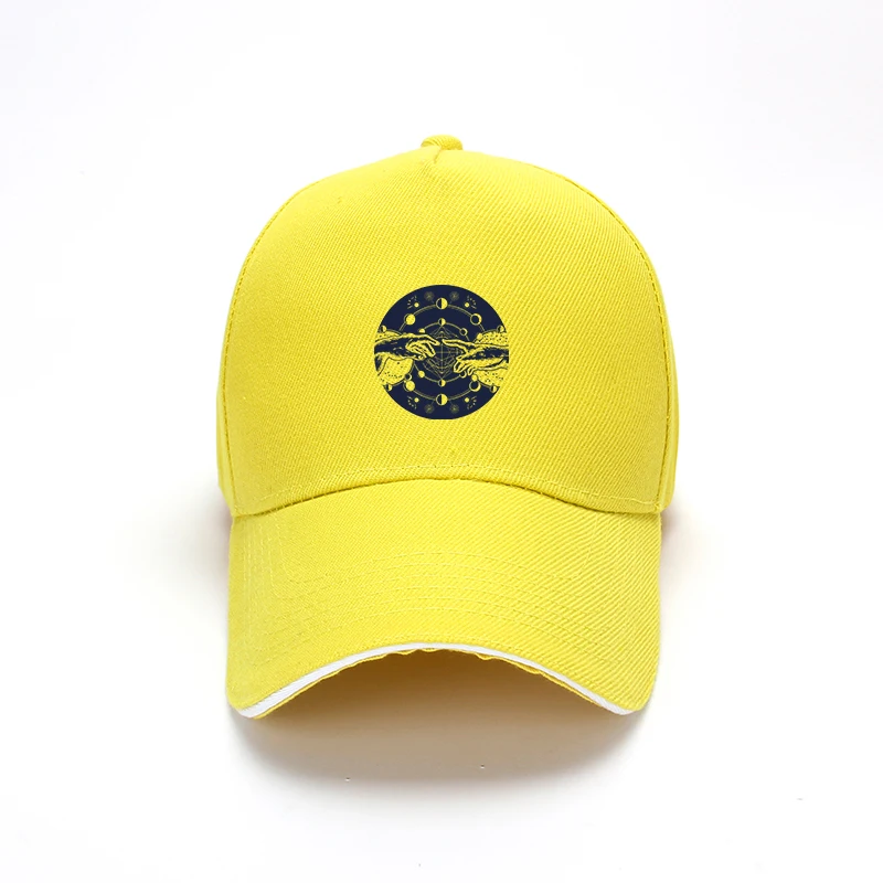 

The Creation of Adam Hands Fisherman Hat Duck Hat Print Outdoor Sun Hat Sport Baseball Cap Bucket Hats Summer Panama Men Women