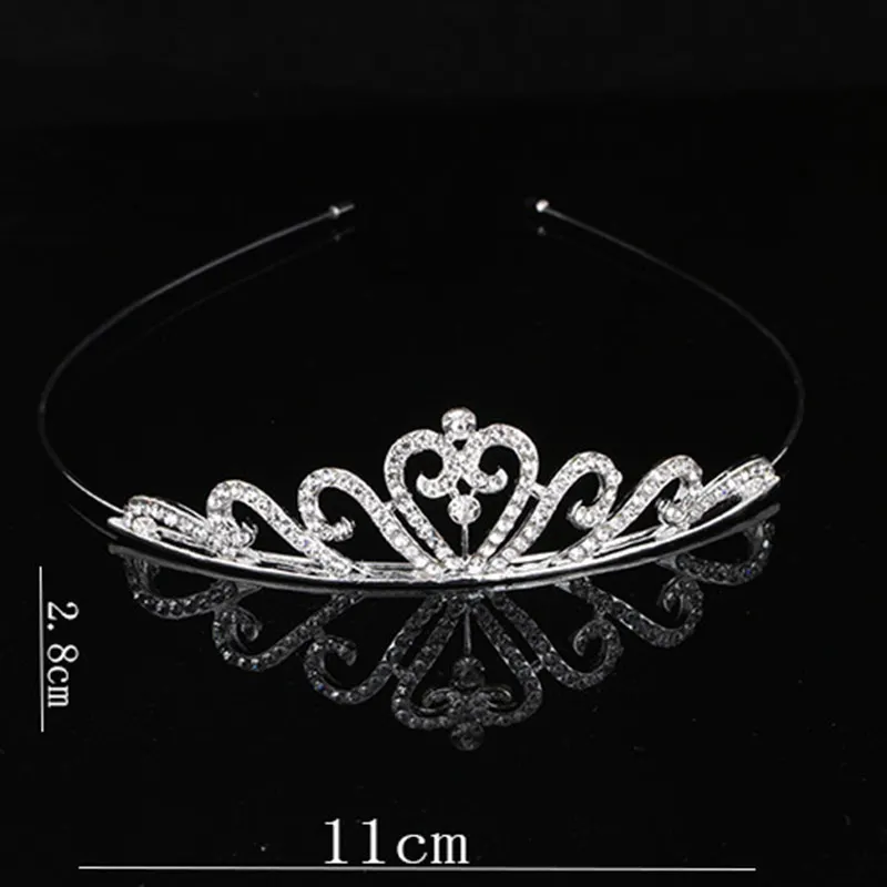 

Hair Accessiories Popular Bridal Tiaras Crystal High Quality Princess Crown Headband 1PC Girls Hot Sale Wedding Party Kids