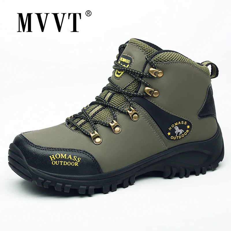 2020 Spring Outdoor Hiking Shoes Waterproof Ankle Boots Men Anti-skid Trekking Climbing Sneakers Mens Warm zapatillas hombre | Спорт и