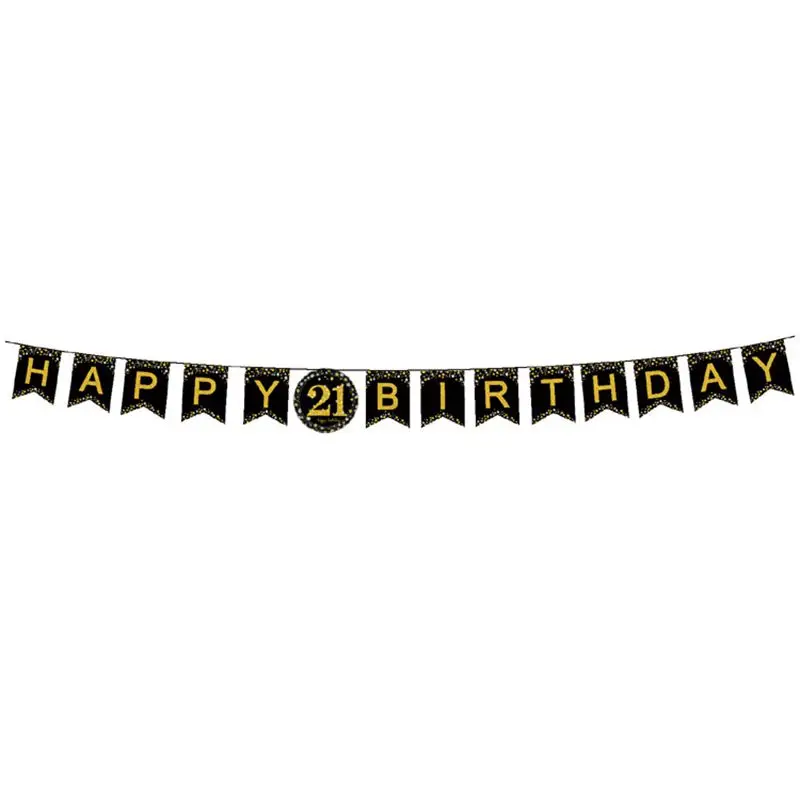 Лампа-Гирлянда для празднования вечевечерние черная/Золотая | Дом и сад