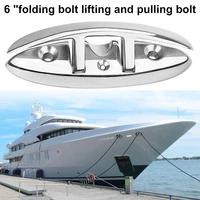 marine dock boat kayak mooring flip up folding cleat boat hardware cleat stainless steel fastener for boat accessories