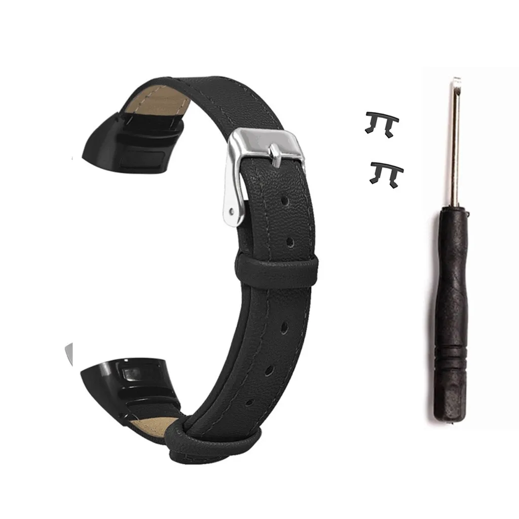 Замена волоконно-кожаных часов Ремешок Браслет для huawei Honor Band 5/4 унисекс тонкий ремешок 10 стилей роскошный модный подарок