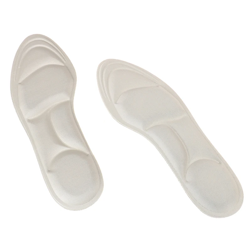 1 пара 4D губка мягкая стелька спортивная обувь на высоком каблуке рельефная