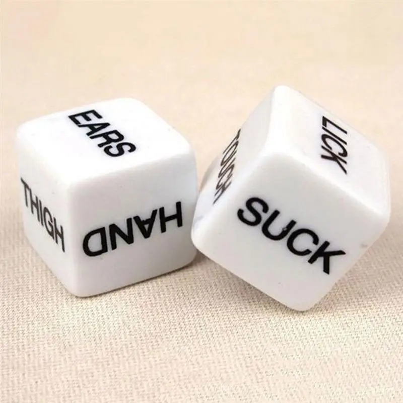 2 шт. секс игры в кости забавные высококачественные Эротические игровые кубики