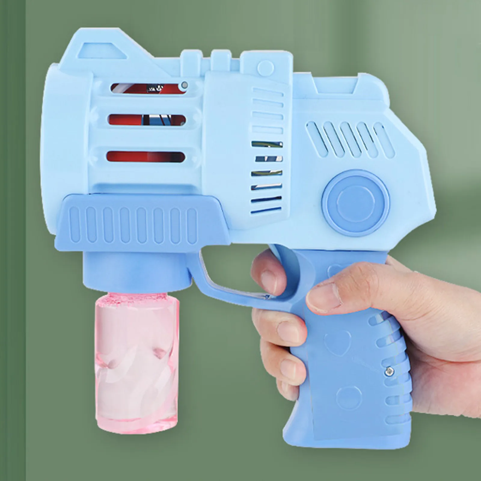 

New Summer Smoke Magic Bubble Machine Electric Automatic Bubble Blower Maker Gun Birthday Gift For Kids Outdoor Toys 2021#4