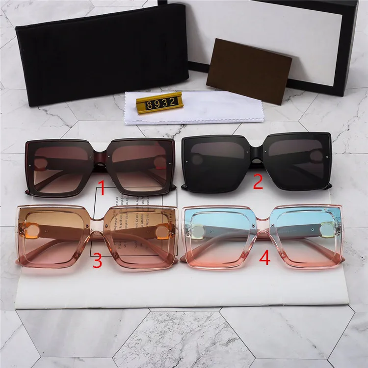 

Hot Shades for Women Luxury Brand Square Sunglasses Trendy Big Frame Fashion Sun Glasses Female UV400 Gafas Hombre