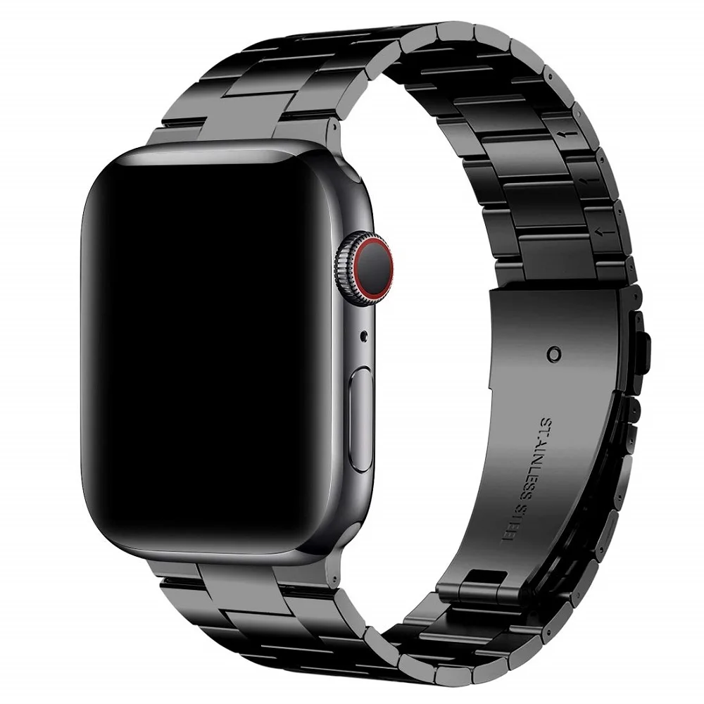 Ремешок из нержавеющей стали для apple watch 5 4 band 40 мм 44 38 42 мм|Ремешки часов| |