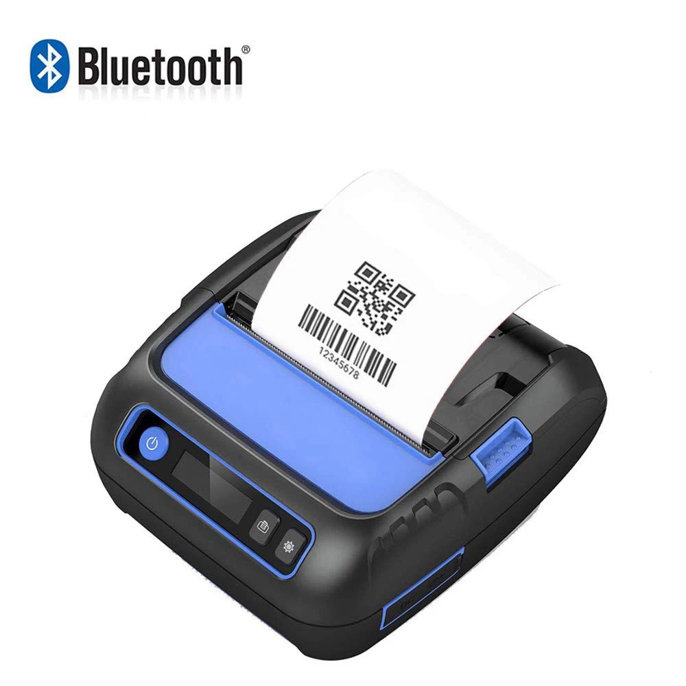 58/80 мм портативный Bluetooth Термопринтер мини принтер чеков этикеток для мобильного телефона Windows adhsive стикер бумаги