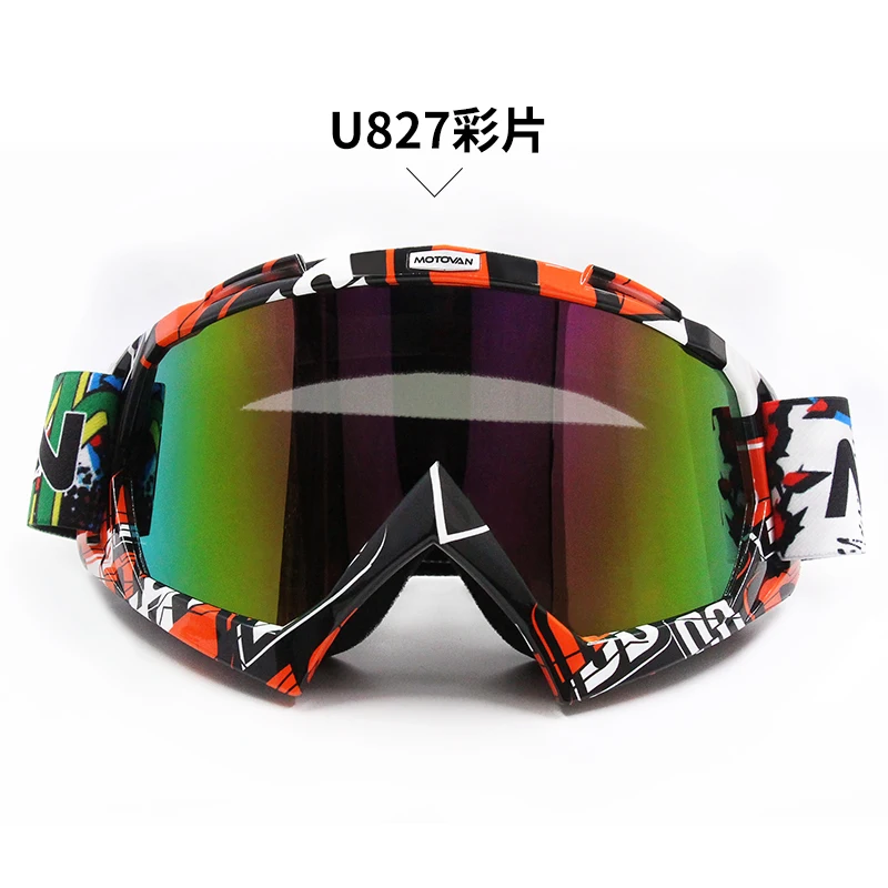 

Fashion Winter Moto Ski Goggles Riding Windproof Mirror Mask Sunglasses Ski Goggles Snowmobile Downhill Ski Bril Glasses BI50SE