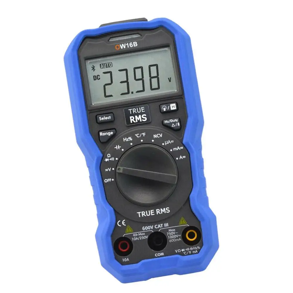 Owon OW16B измеритель тока напряжения мультиметр Ом Resis hFE емкость NCV Hz