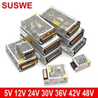 220 AC в 12V DC импульсный источник питания 70A 75A 83A трансформатор led100w 96w 72W 60W 50W SUSWE