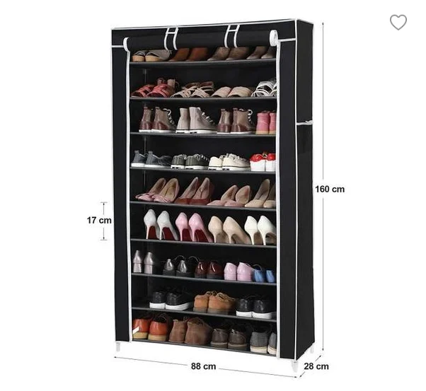 Вешалка для обуви нетканый тканевый стеллаж хранение шкаф прихожей Органайзер