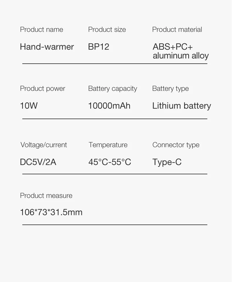 Cafele грелки для рук 10000 мАч Мобильный Внешний аккумулятор для USB iPhone samsung Xiaomi светодиодный универсальный внешний аккумулятор зарядное устройство Внешний аккумулятор