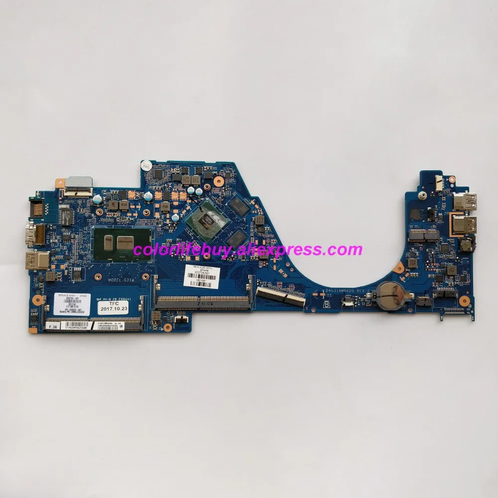 

Genuine 903706-601 903706-001 DAG31AMB6D0 w i7-7500U CPU 940MX/2GB GPU Laptop Motherboard for HP Pavilion 14-AL NoteBook PC