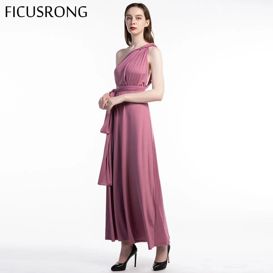 FICUSRONG Сексуальное Женское Бандажное платье макси Длинные вечерние многоходовые