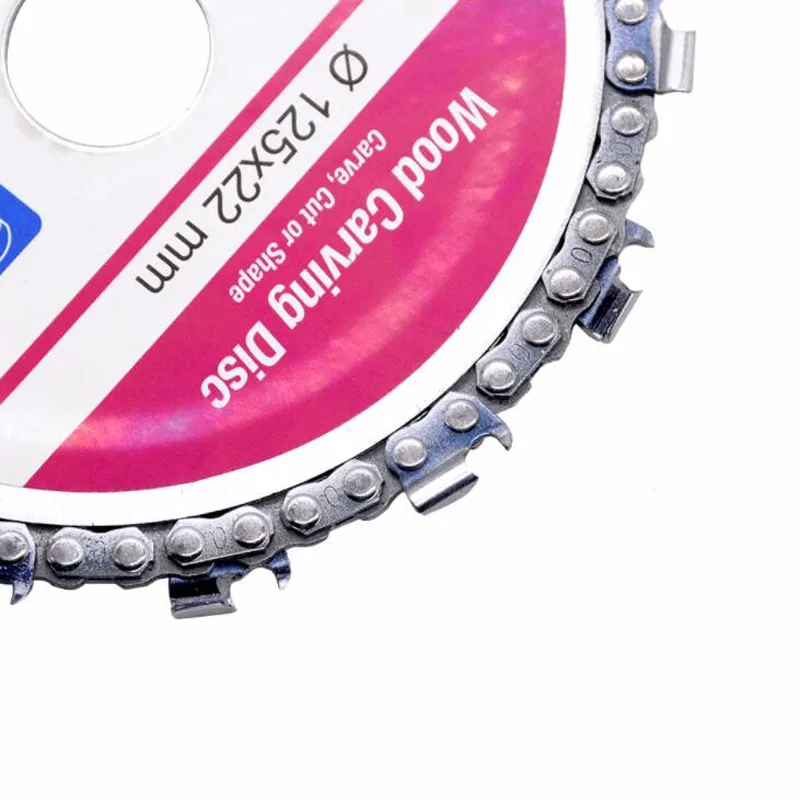 

4/5 Inch Angle Grinder Chain Plate Wood Slotted Saw Blade Woodwork Chain Plate Cutting Blade Cutting Angle Grinding Chain Plate