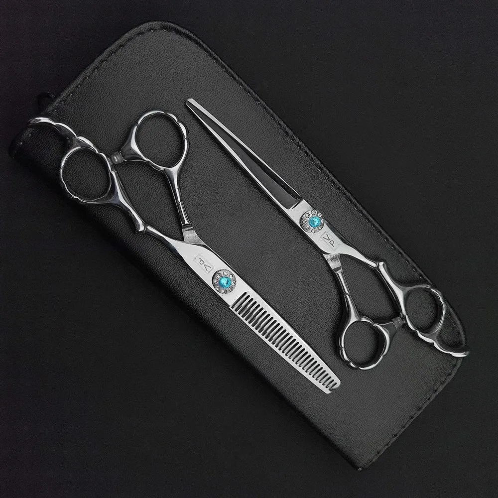 

Professional Hairdressing Scissors 6'' JP 440C Stainless Steel Hairdressing Scissors Salon Shears Barber Shop Thinning Scissors