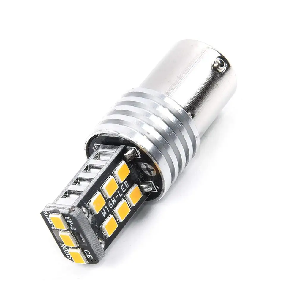 2 шт. светодиодсветодиодный лампы для указателей поворота 1156 P21W 3157 BA15S 15SMD 2835 |
