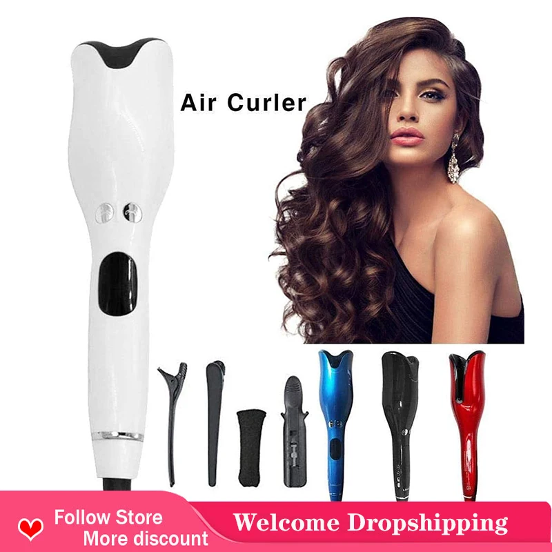 Профессиональные бигуди для волос с воздушным вращением 1 дюйм керамические