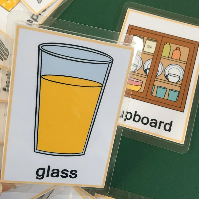 Детские игрушки/кухня/мебель/Ванная комната обучения английские карманные