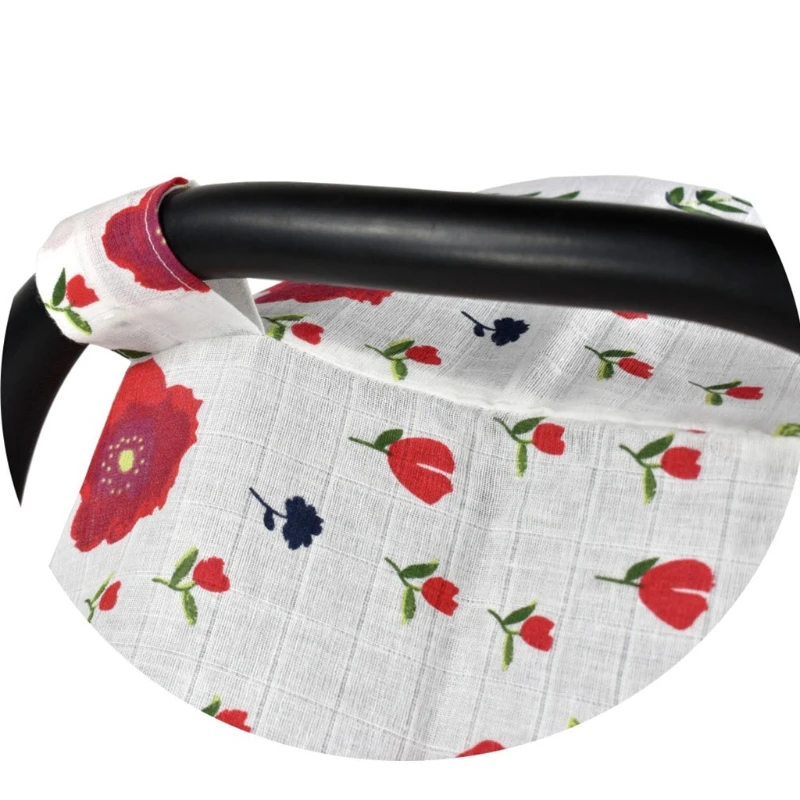 

Multi-Use Nursing Cover Breastfeeding Scarf Blanket Baby Car Seat Covers Pure Cotton Stroller Canopy M15