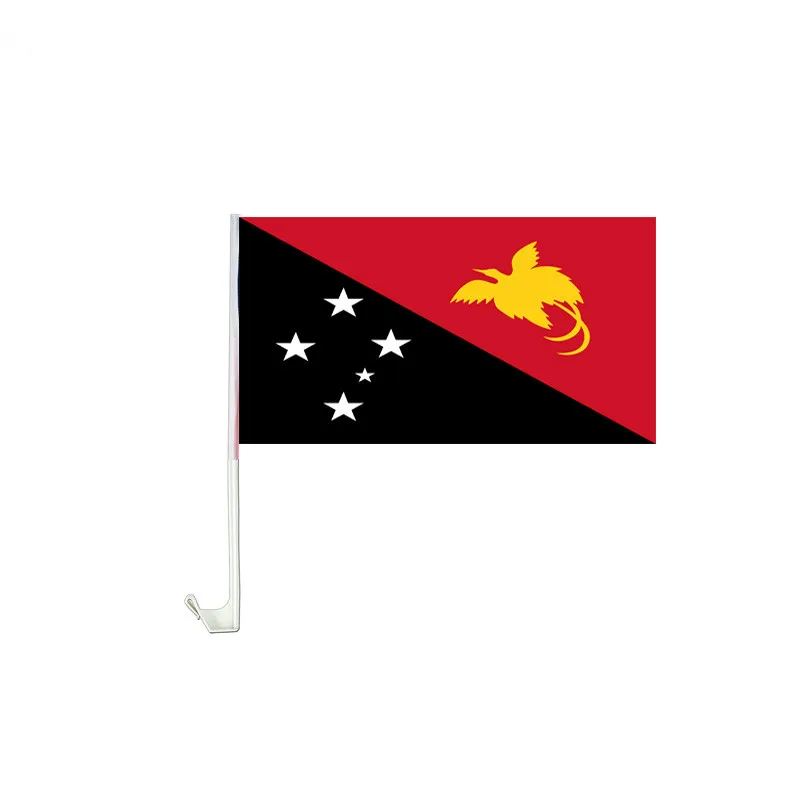 

Papua Car Flag New Guinea National Flag High Quality Polyester Car Window Decoration Banners