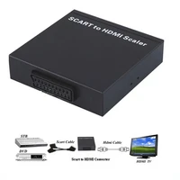 hdmatters eu scart to hdmi compatible converter scaler cable adapter 720p scart in to hdmi compatible out with power adapter
