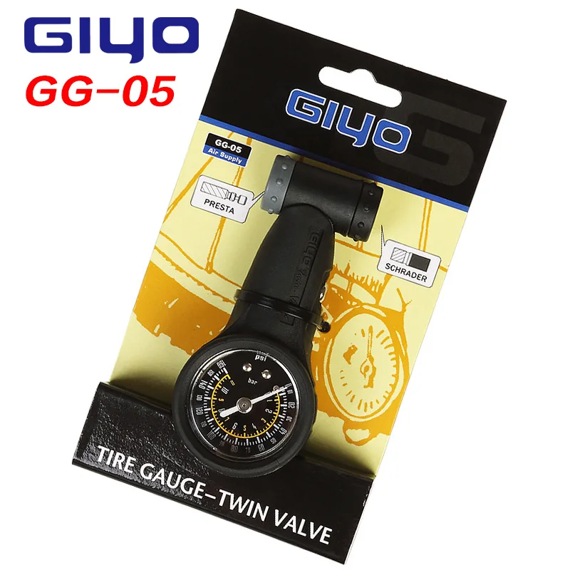 Профессиональный манометр для шин велосипеда 160 PSI клапаны Schrader Presta воздушного