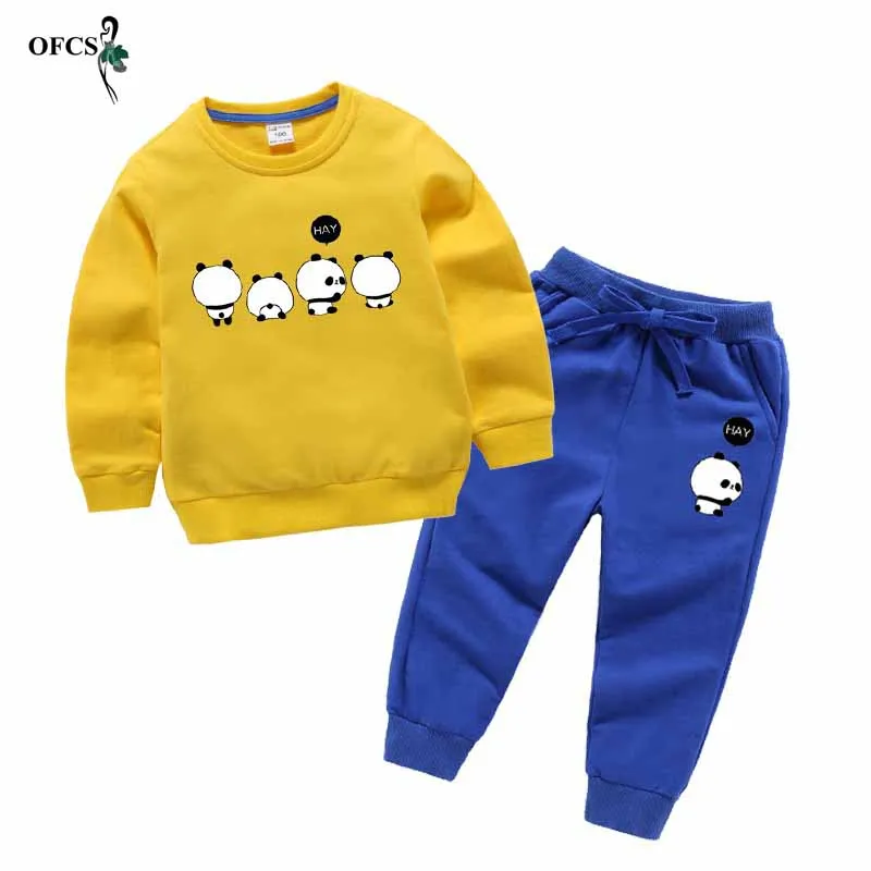 Комплект детской одежды Детские комплекты хлопковые детские толстовки одежда