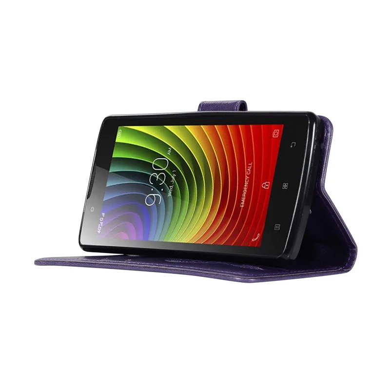 Чехол для Lenovo A2010 чехол A2010a 4 5 дюйма Роскошный телефона из искусственной кожи 2010A