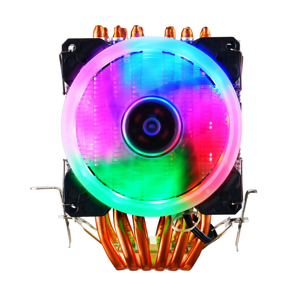 IWONGOU 2011 Кулер для процессора Intel AMD 6 тепловых трубок радиатор куллер Hurricane |