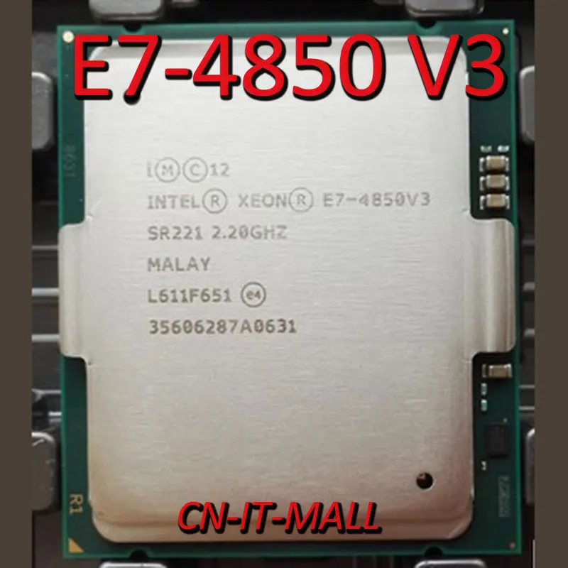 

Intel Xeon E7-4850 V3 CPU 2.2GHz 35M 14 Core 28 Threads LGA2011 Processor