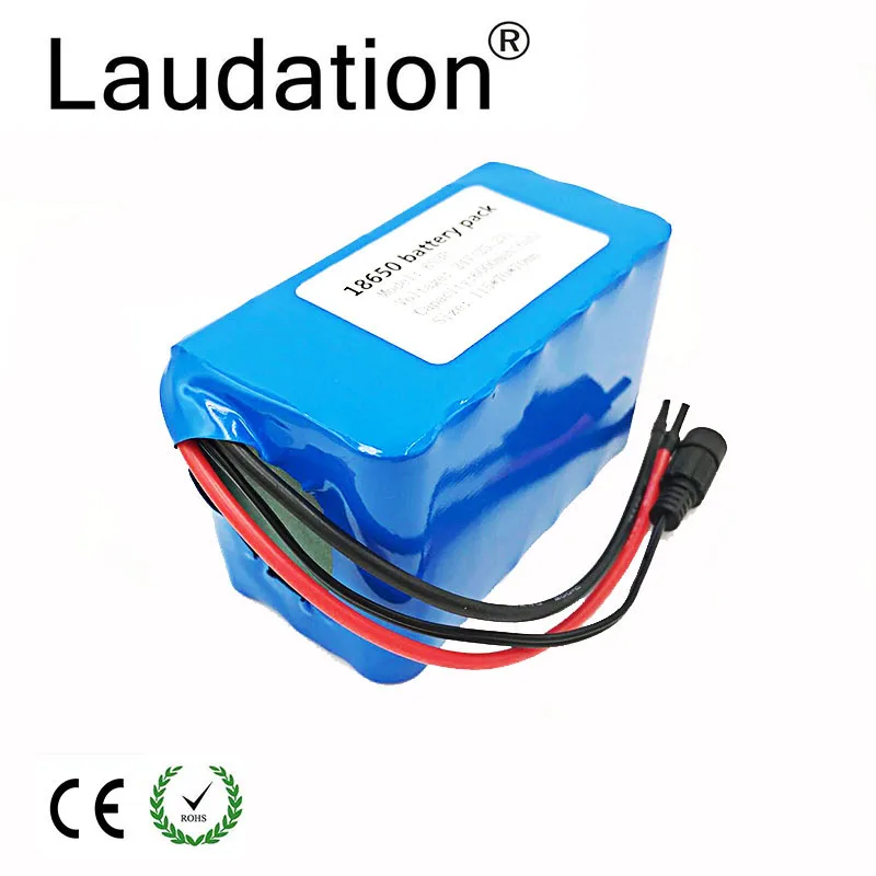 24V аккумулятор 25 2 V 6Ah 18650 Аккумулятор 6000mAh аккумуляторная батарея для