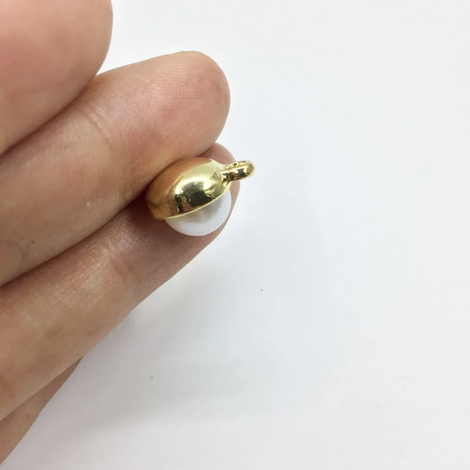 Eruifa 10 шт. мм милый жемчуг подвеска из цинкового сплава ожерелье серьги ювелирные