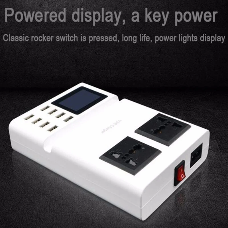 Универсальное зарядное устройство для путешествий портативное 8 портов Usb