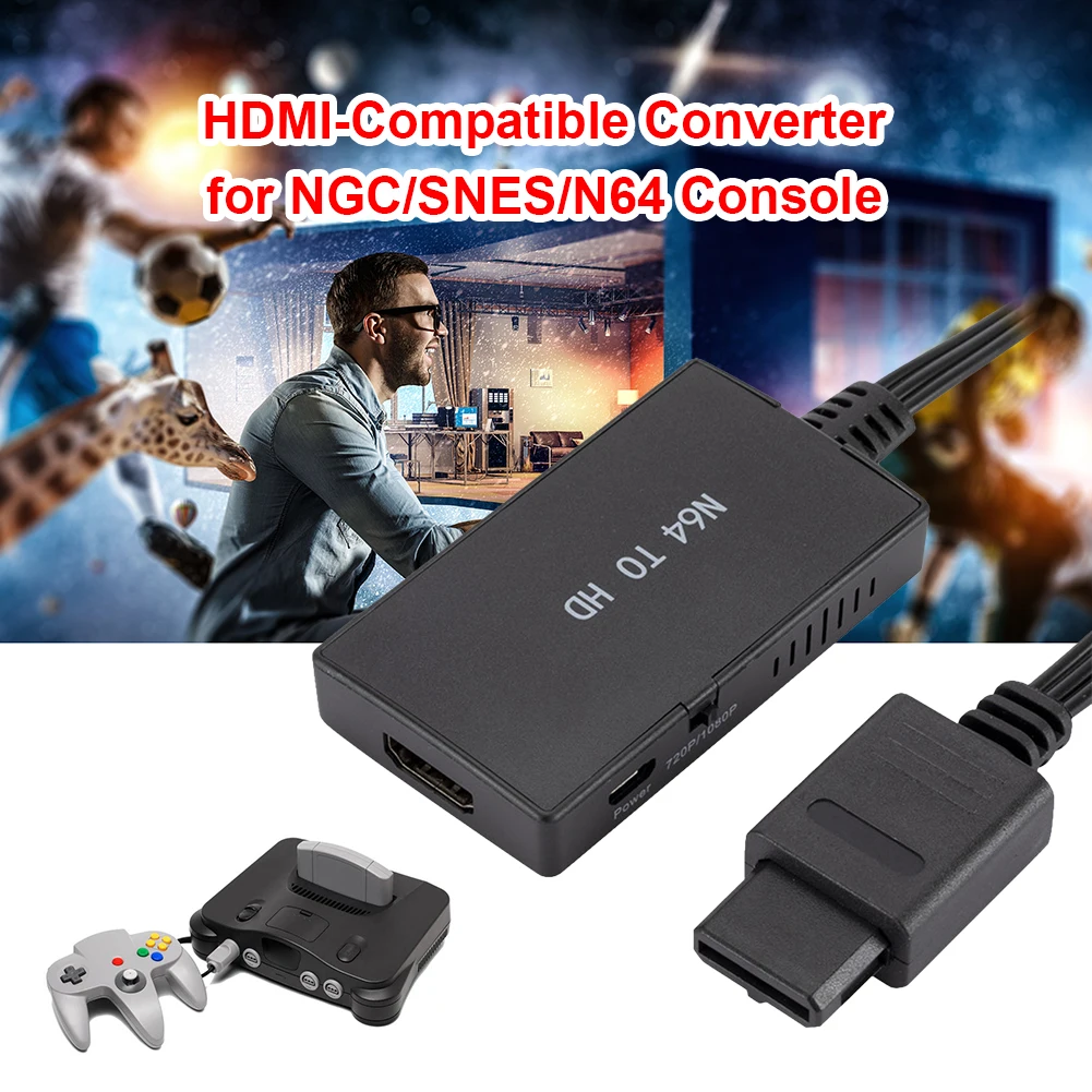 HDMI-совместимый преобразователь HD ТВ Видео кабель сплиттер для N64 GameCube NGC супер