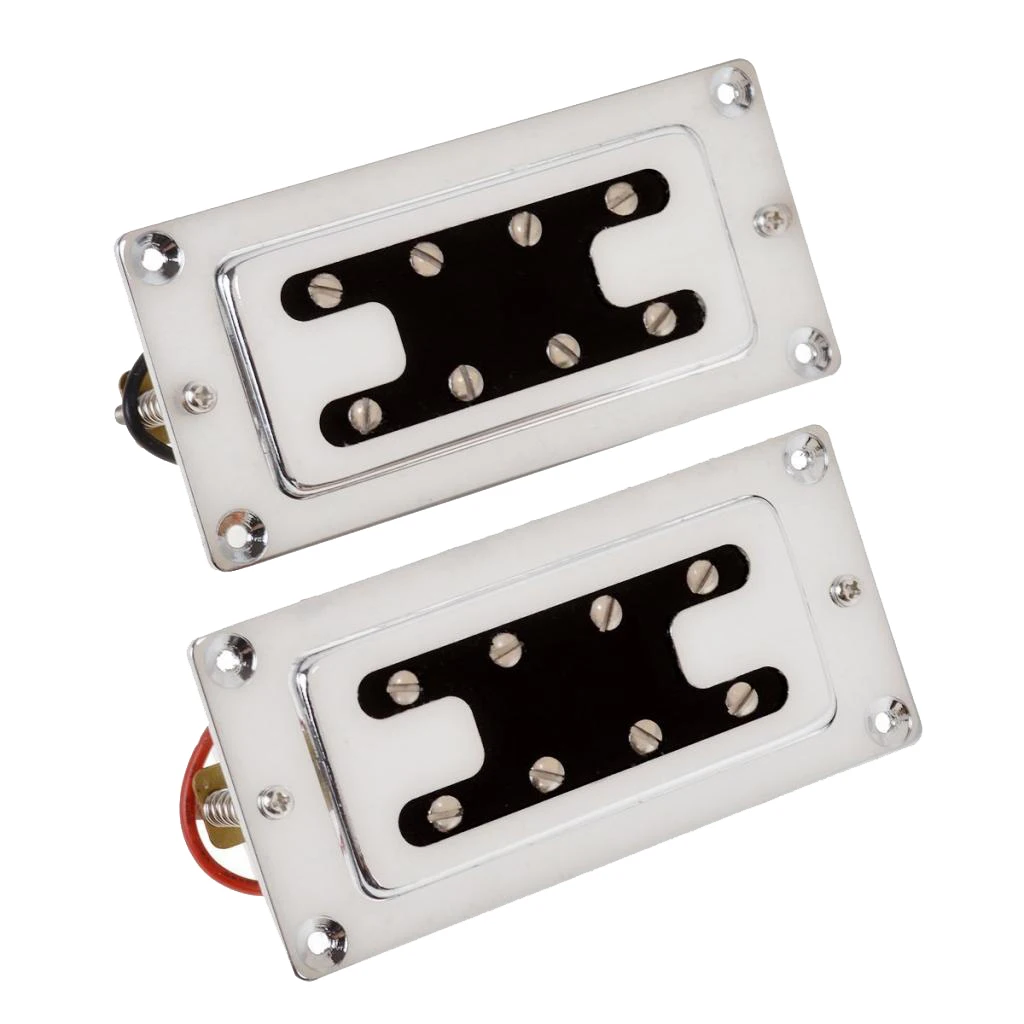 

2pcs Professional 4 String Electric Guitar Bridge Pickup Repalcement Chrome