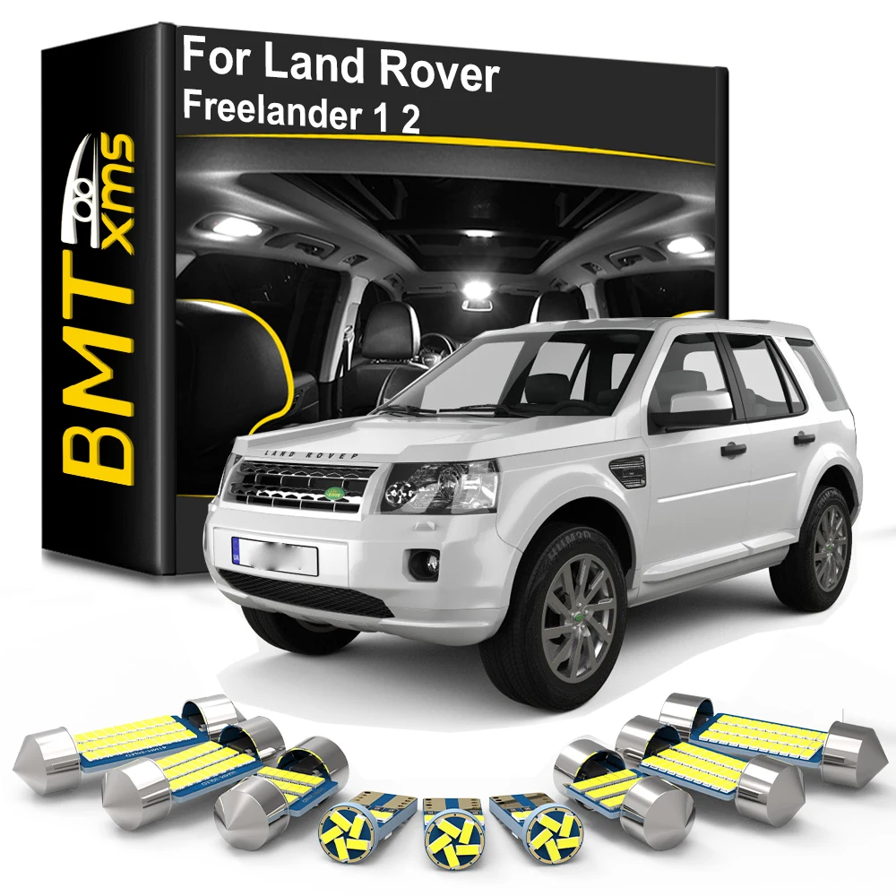 

BMTxms Canbus For Land Rover Range Sport L320 Evoque P38 L322 Freelander 1 2 Discovery 2 3 4 LR2 LR3 LR4 Interior LED Lights Kit